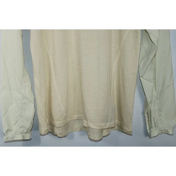 Arc'teryx Women's Large Yellow Wool Blend Long Sleeve Top - Picture 3 of 12